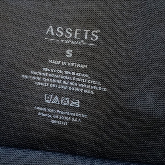 SPANX Assets Black Shaping Leggings, Size S - Picture 6 of 7